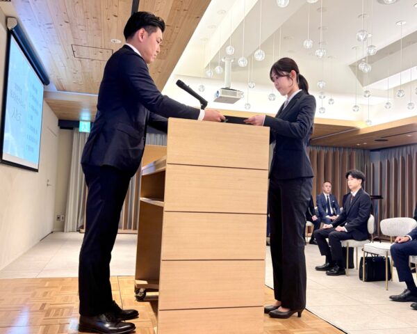 株式会社タイムレス2026年新卒入社式